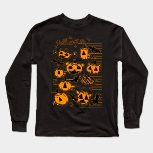 Night in the Woods Halloween Pumpkins Long Sleeve T-Shirt